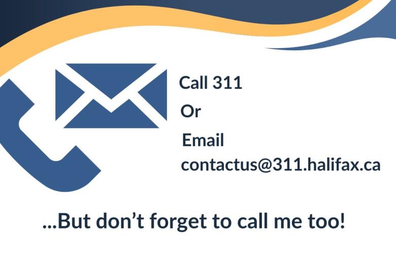 call or email 311